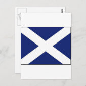 SCOTLAND FLAG POSTKARTE (Vorne/Hinten)