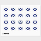 SCOTLAND FLAG RUNDER AUFKLEBER (Blatt)