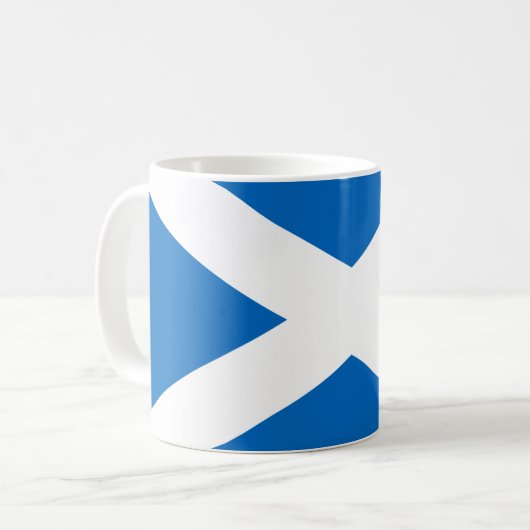 Scotland Flag Salreifen Kaffeetasse (Vorderseite Links)