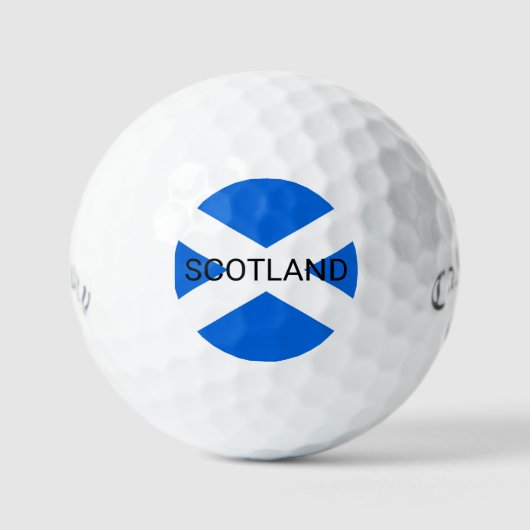 Scotland Flag Scotland css gbcnt Golfball (Vorderseite)