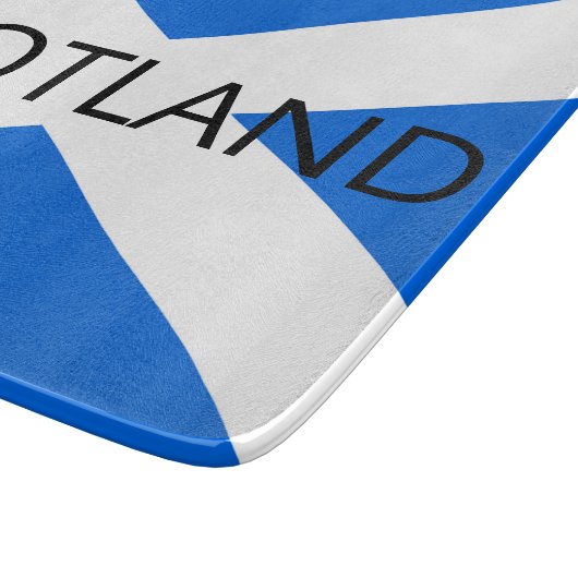 Scotland Flag Scotland Glass Cutting Board arc2 Schneidebrett (Ecke)