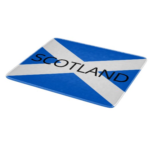 Scotland Flag Scotland Glass Cutting Board arc2 Schneidebrett (Ecke)