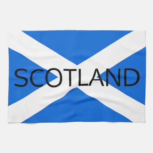 Scotland Flag Scotland ktt Geschirrtuch (Horizontal)