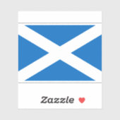 Scotland Flag Scottish Patriotic Aufkleber (Blatt)