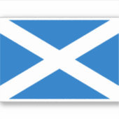 Scotland Flag Scottish Patriotic Aufkleber (Vorderseite)