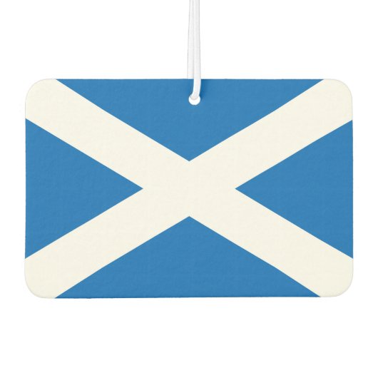 Scotland Flag Scottish Patriotic Autolufterfrischer (Vorderseite)