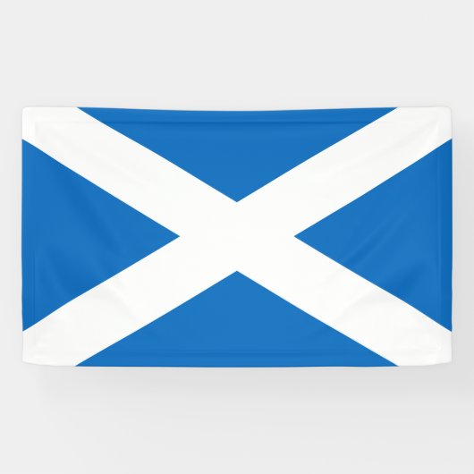 Scotland Flag Scottish Patriotic Banner (Horizontal)