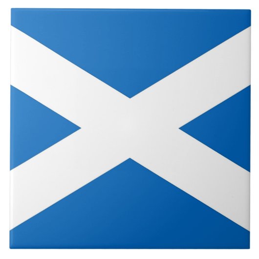 Scotland Flag Tile Fliese (Vorderseite)