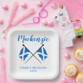 Scotland Flags Family Wiedersehen Pappteller (Party)