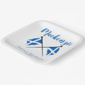 Scotland Flags Family Wiedersehen Pappteller (Gewinkelt)
