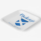 Scotland Flags Family Wiedersehen Pappteller (Gewinkelt)