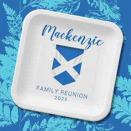 Scotland Flags Family Wiedersehen Pappteller