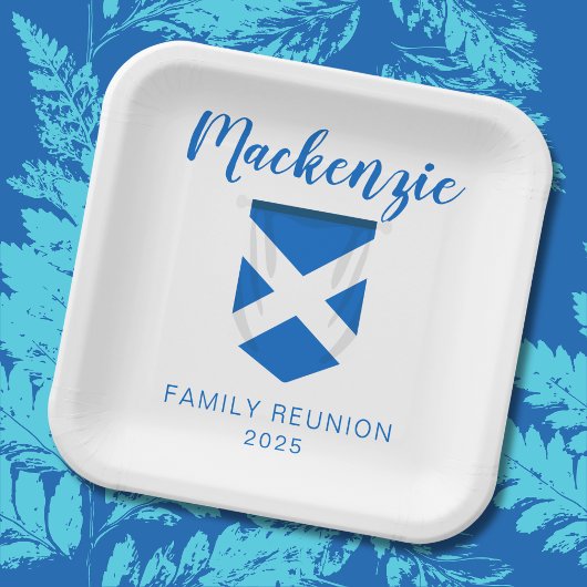 Scotland Flags Family Wiedersehen Pappteller
