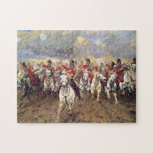 Scotland For Ever (Cavalry Officers) (Military) Puzzle (Horizontal)