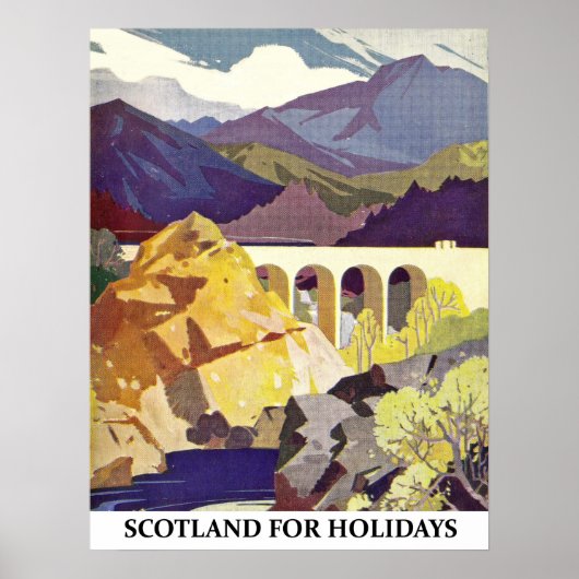 Scotland for holidays poster (Vorne)