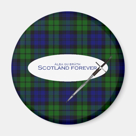 Scotland Forever Alba gu bràth Magnet (Vorne)