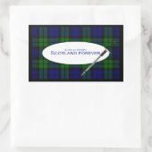 Scotland Forever Alba gu bràth Rechteckiger Aufkleber (Tasche)
