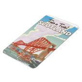 Scotland Fourth Bridge Travel Poster. Magnet (Linke Seite)