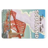 Scotland Fourth Bridge Travel Poster. Magnet (Horizontal)