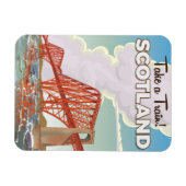 Scotland Fourth Bridge Travel Poster. Magnet (Horizontal)