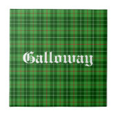 Scotland Galloway District Tartan Personalisiert Fliese (Vorderseite)
