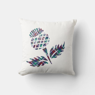 Scotland Gifts Scottish Thistle Tartan Kariertes G Kissen