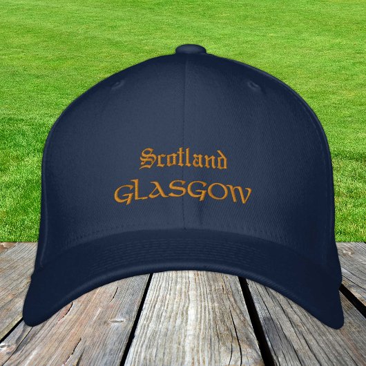 Scotland & Glasgow fashion / Scottish Patriots Bestickte Baseballkappe