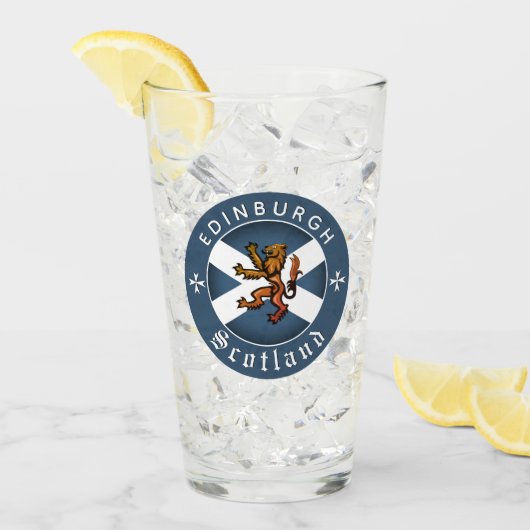 Scotland Glass, Rampant, Edinburgh, Schottische Fl Glas (Vorderseite Ice)