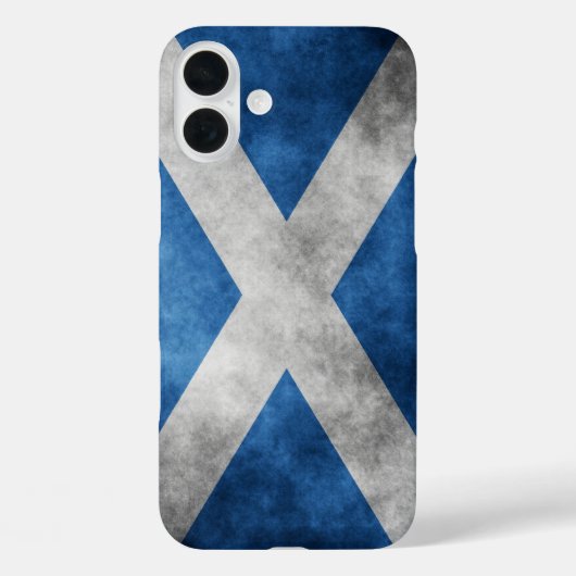 Scotland Grunge - Saint Andrew's Cross Case-Mate iPhone Hülle (Rückseite)