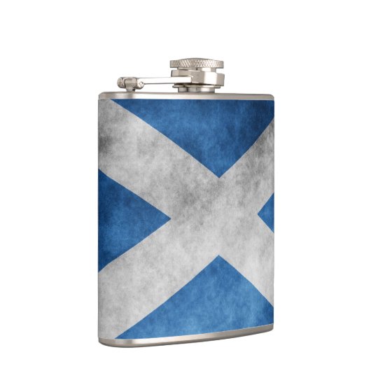 Scotland Grunge - Saint Andrew's Cross Flachmann (Rechts)