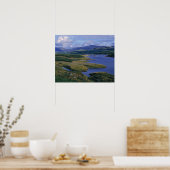 Scotland, Highland, Wester Ross, Loch Garry. An Poster (Küche)