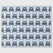 Scotland Ice Hockey Flag Geschenk Wrap Geschenkpapier (Flach)