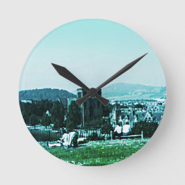 Scotland Inverness Castle Art Snap-38784 Gibney Runde Wanduhr