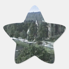 Scotland Inverness Gebäude Gibney Museum Zaz Stern-Aufkleber