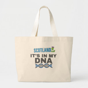 Scotland It's In My DNA Scottish Heritage Gift Jumbo Stoffbeutel
