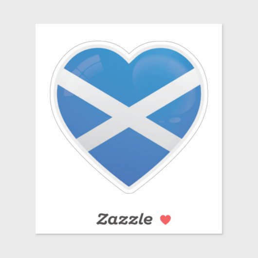 Scotland Liebe Icon Sticker (Blatt)