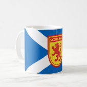 Scotland Lion Lion Rampant Shield Mug Kaffeetasse (Vorderseite Links)