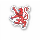 Scotland Lion Rampant Aufkleber (Vorderseite)
