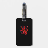 Scotland Lion Rampant Gepäckanhänger (Rückseite vertikal)