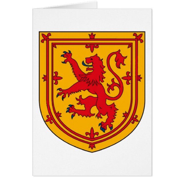 Scotland Lion Rampant Shield (Vorne)