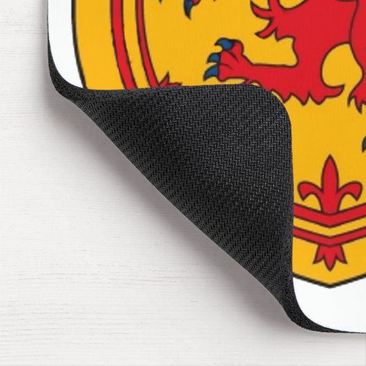 Scotland Lion Rampant Shield Mousepad (Ecke)