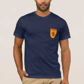 Scotland Lion Rampant Shield Tshirt (Vorderseite)