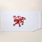 Scotland Lion Rampant Strandtuch (Vorderseite)