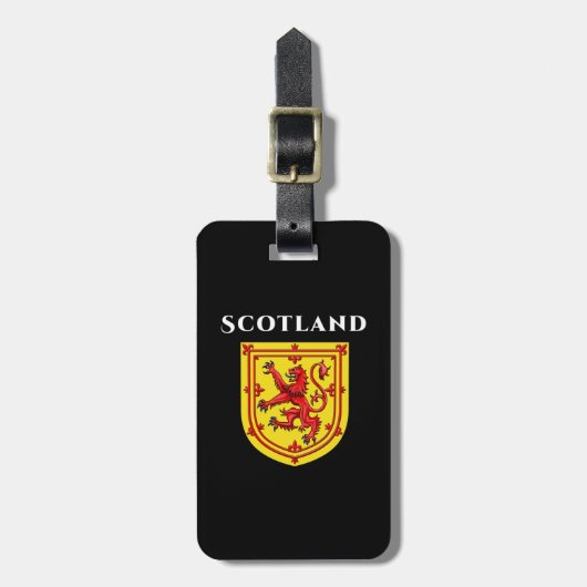 Scotland Lion Rampe Gepäckanhänger (Vorderseite vertikal)