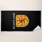 Scotland Lion Rampe Strandtuch (Vorderseite)