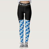 Scotland & Lion, Scottish Flag, Mode/Sport Leggings (Vorderseite)