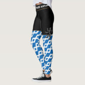 Scotland & Lion, Scottish Flag, Mode/Sport Leggings (Links)