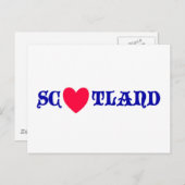 Scotland love postkarte (Vorne/Hinten)