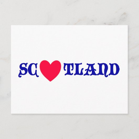 Scotland love postkarte (Vorderseite)