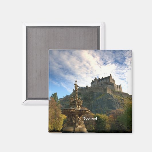 SCOTLAND: Majestic Scotland Kühlschrank Magnet. Magnet (Vorderseite/Rückseite)